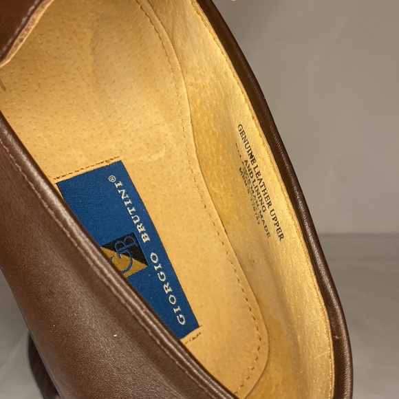Giorgio Brutini genuine leather mens dress shoes slip on loafers - Picture 10 of 13